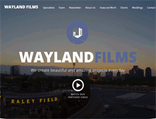 Tablet Screenshot of jeremywaylandfilms.com